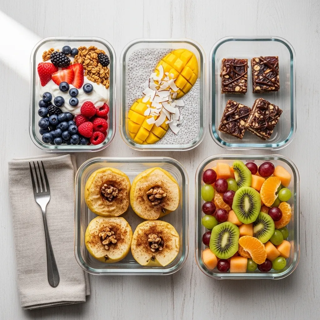 Easy Healthy Meal Prep Dessert: Sweet, Simple, and Zero Stress