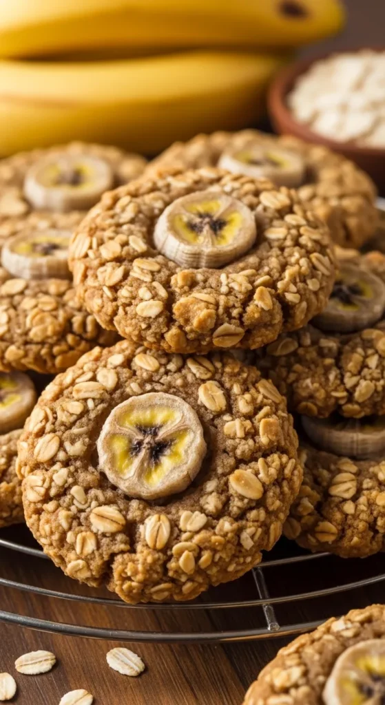 Banana Oats Cookies No Sugar