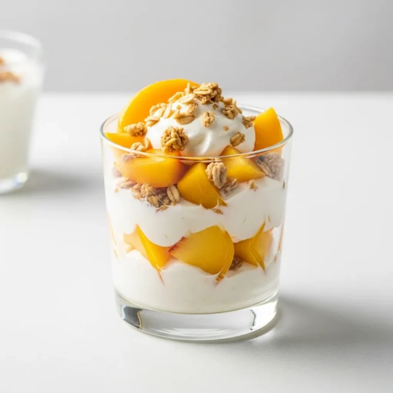 Peach Yogurt Parfait Healthy – Easy, and Totally Delicious