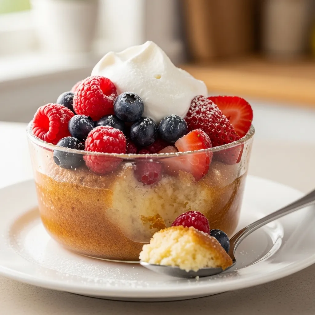 Microwave Dessert With Fruit