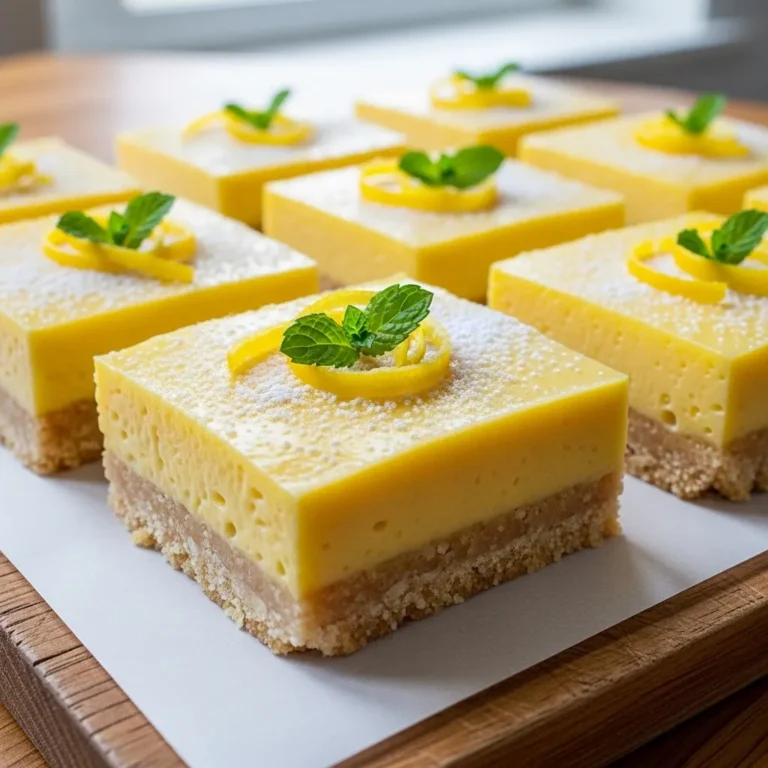 Keto No Bake Lemon Bars