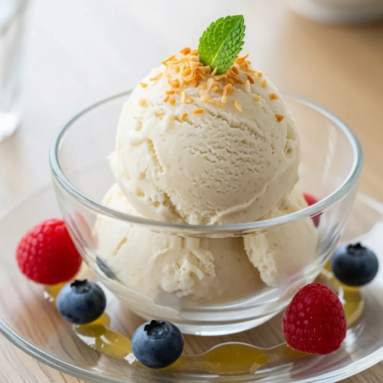 Vegan Ice Cream with Coconut Milk