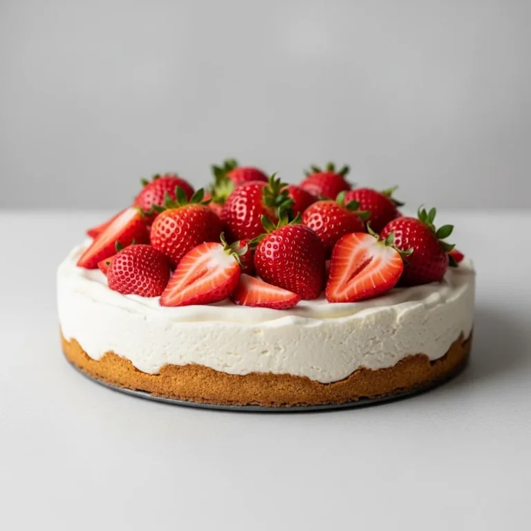 Strawberry Icebox Pie with Pretzel Crust