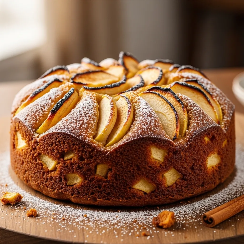 Fresh Apple Spice Cake Using Box Cake