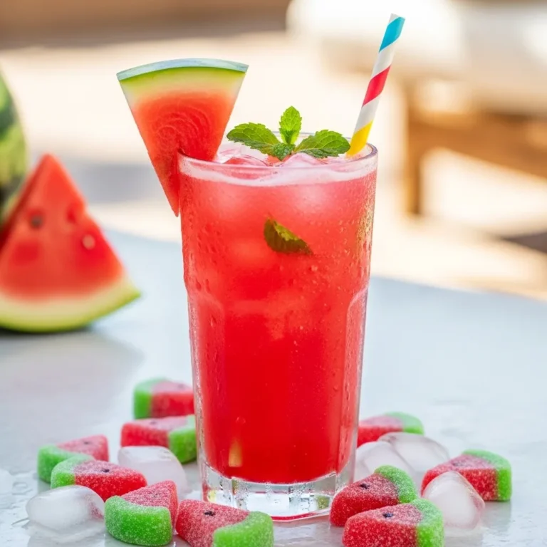 Watermelon Candy Drink Enjoy Best Summer Dessert