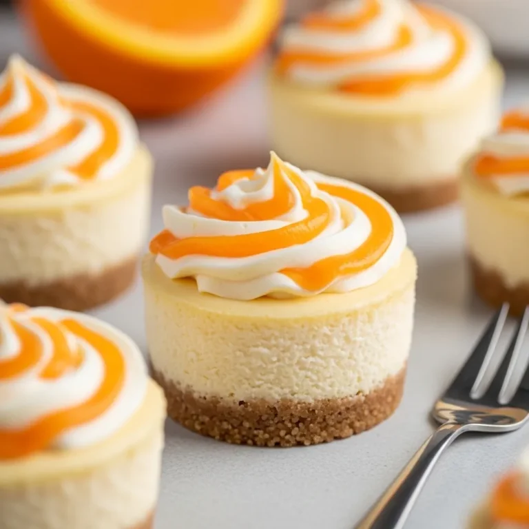 Orange Creamsicle Mini Cheesecake Recipe