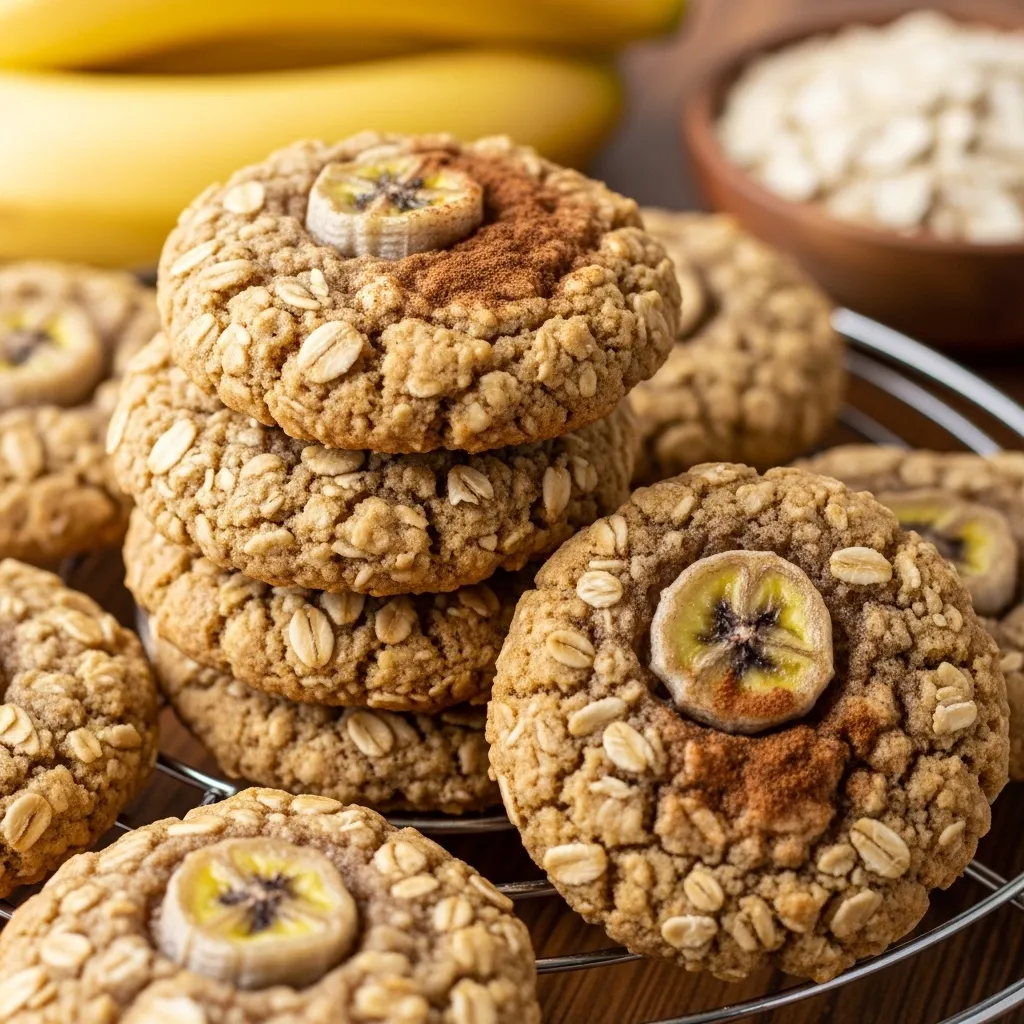 Banana Oats Cookies No Sugar