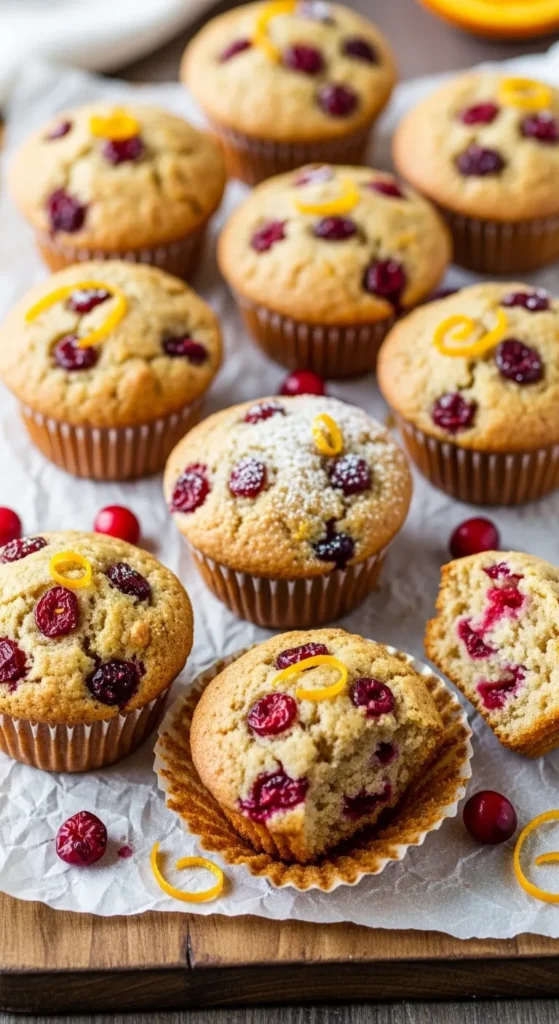 Gluten-Free Cranberry Orange Muffins 