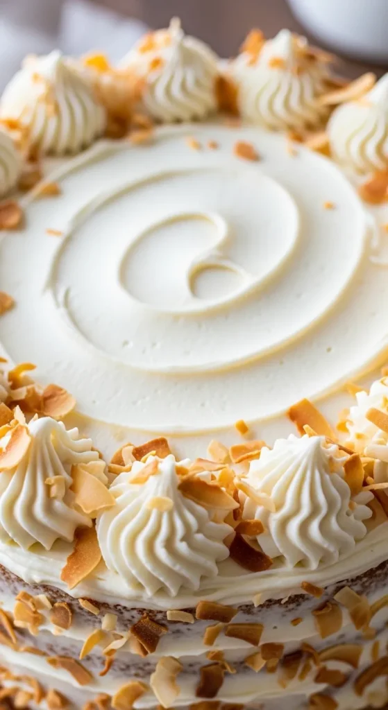 Vegan Coconut Cake Frosting