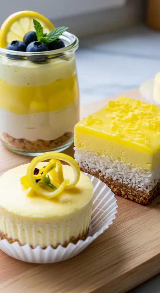 Keto Lemon Desserts No Bake