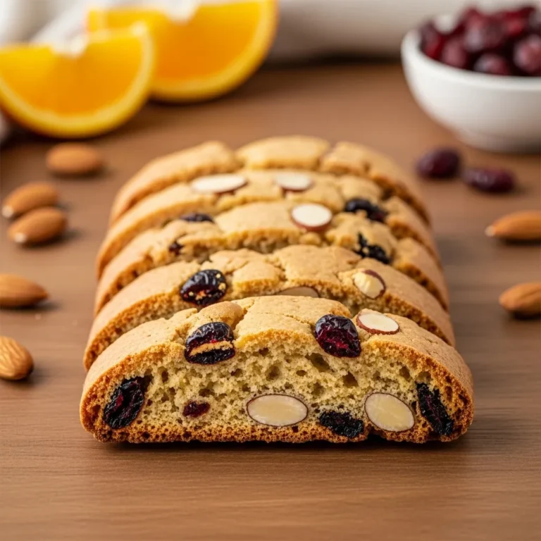 Cranberry Orange Almond Biscotti Recipe