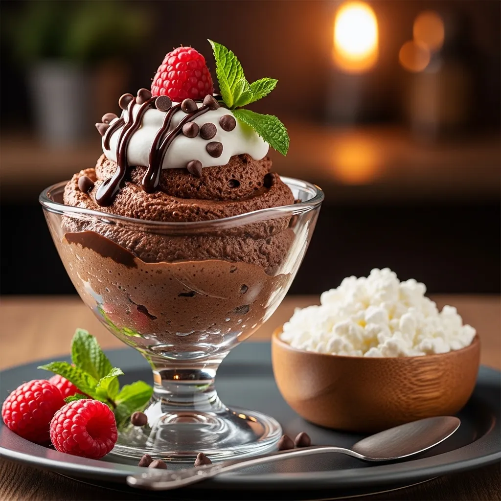 Cottage Cheese Chocolate Mousse