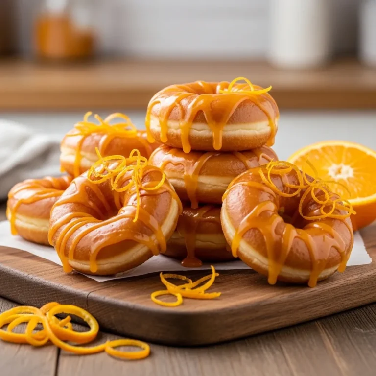 Orange Glazed Donuts