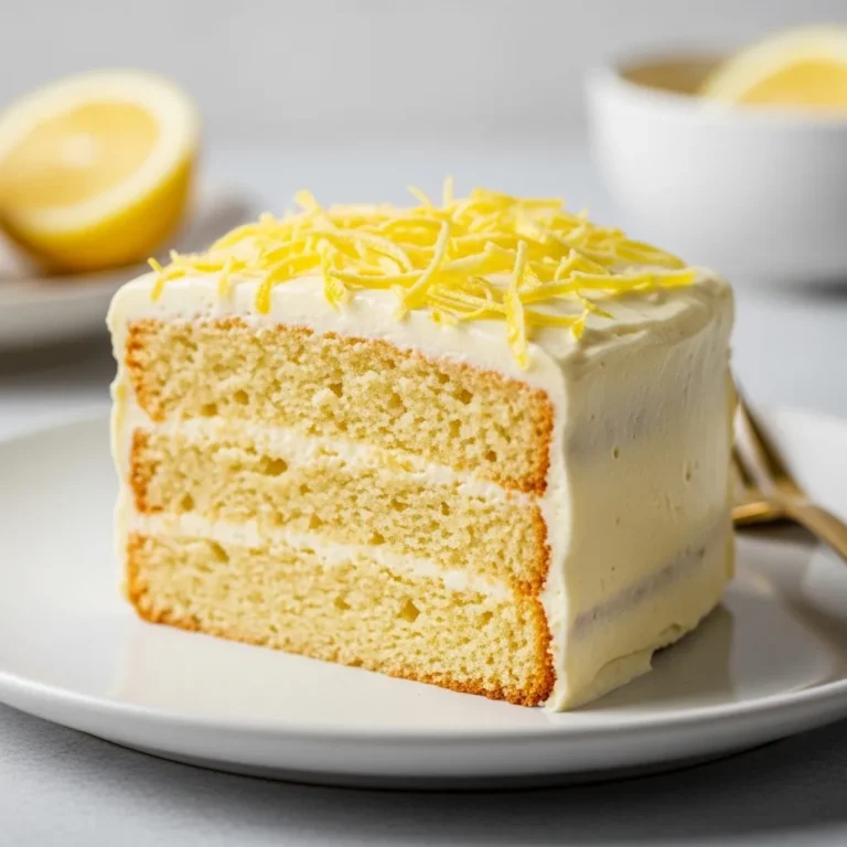 Vegan Lemon Cake Gluten Free