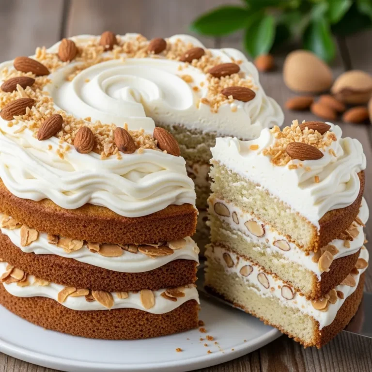 Vegan Almond And Coconut Cake