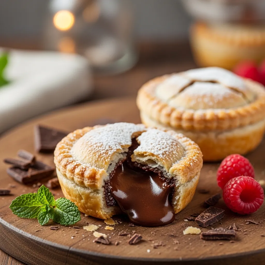 Chocolate Puff Pastry Pies