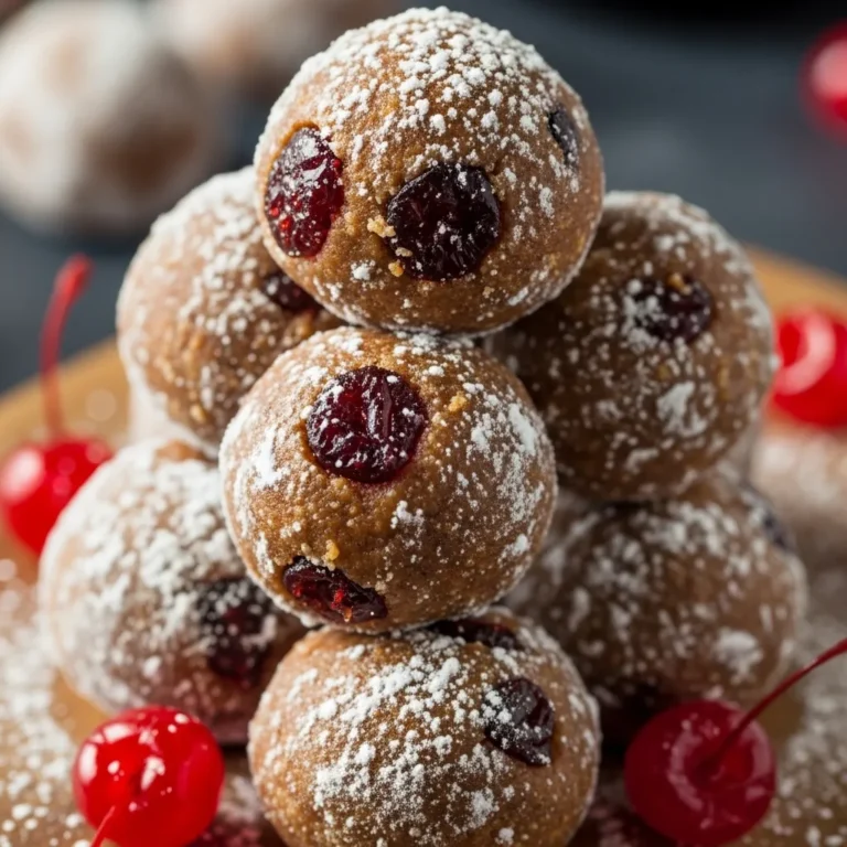 No-Bake Cherry Bourbon Balls