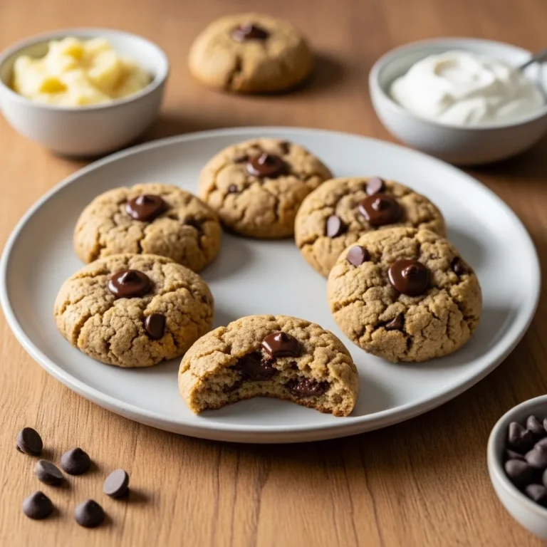 Banana Chocolate Chip Cookies Healthy Greek Yogurt