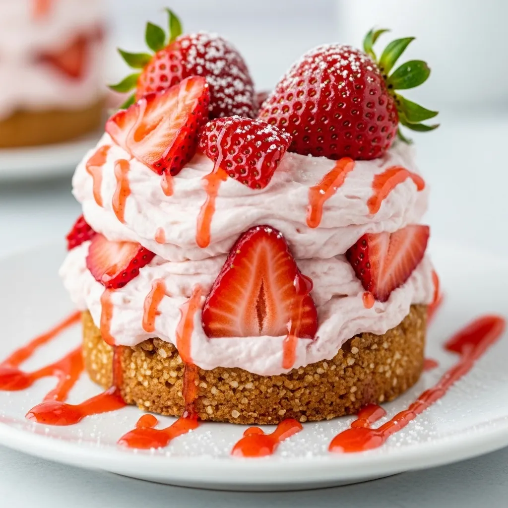 Pretzel Strawberry Dessert No Jello