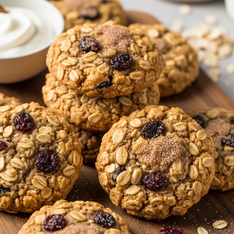 Oatmeal Cookies Made With Greek Yogurt