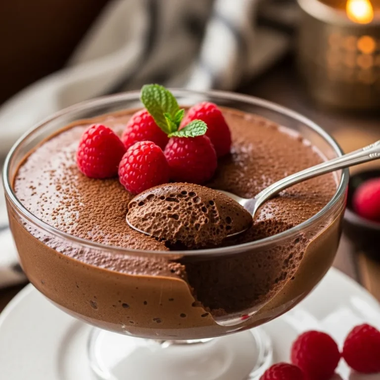 Dark Chocolate Mousse Recipe Eggless