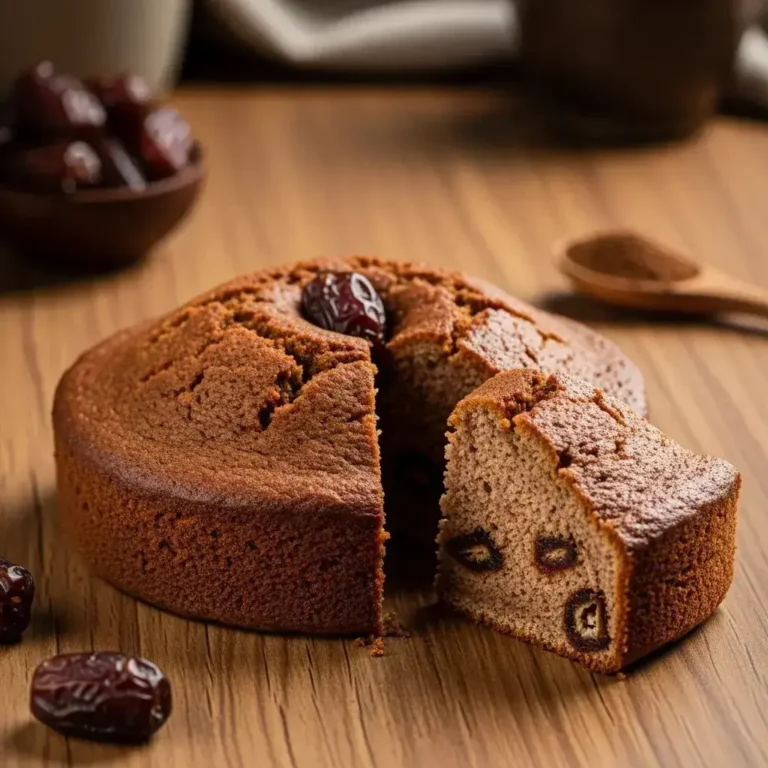 Healthy Ragi Date Cake