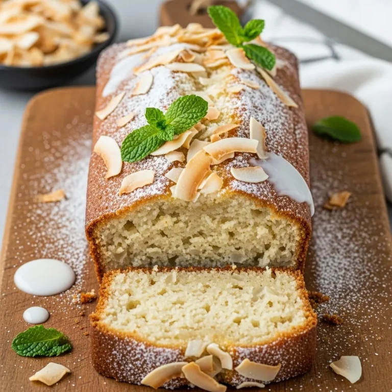 Vegan Coconut Cake Loaf