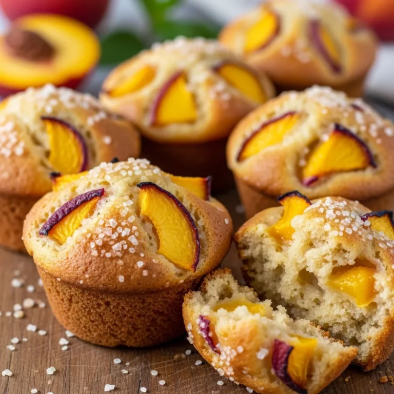 Healthy Peach Muffins Recipe