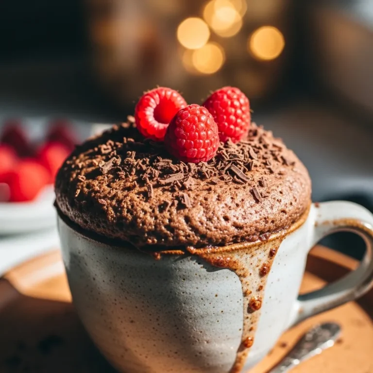 Healthy Ragi Mug Cake With Rich Cocoa Flavor