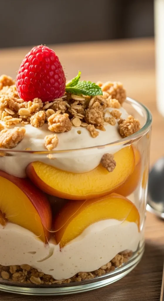 Peach Dessert Without Sugar