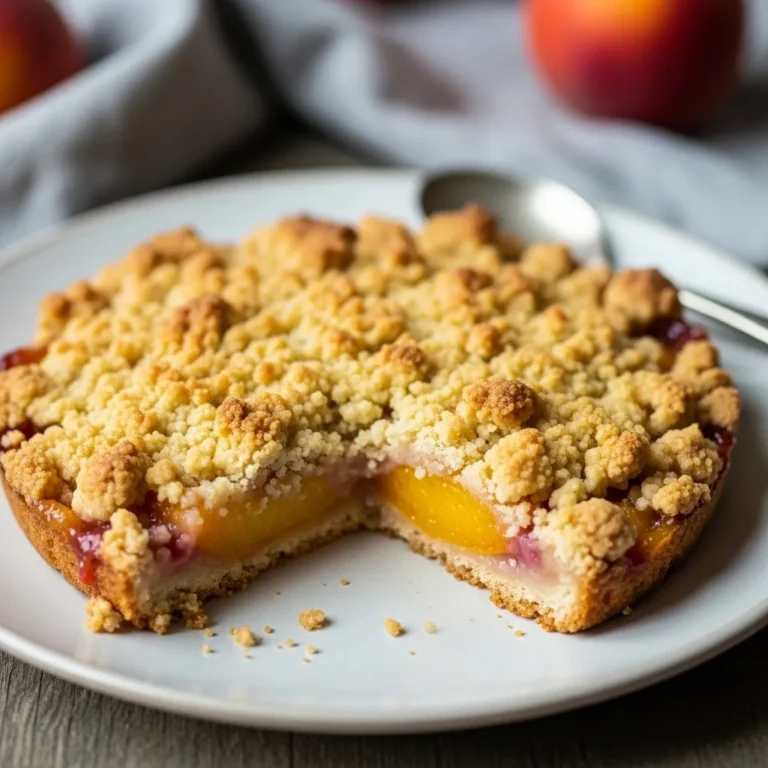 Vegan Peach Crumble Recipe