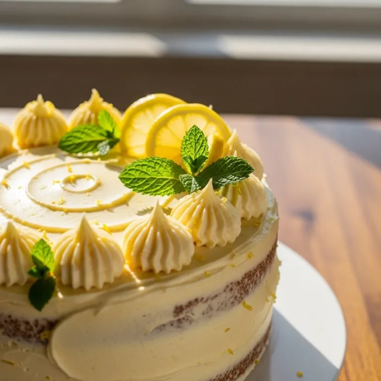 Vegan Lemon Cake Frosting