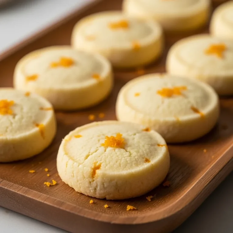 Orange Shortbread Cookies
