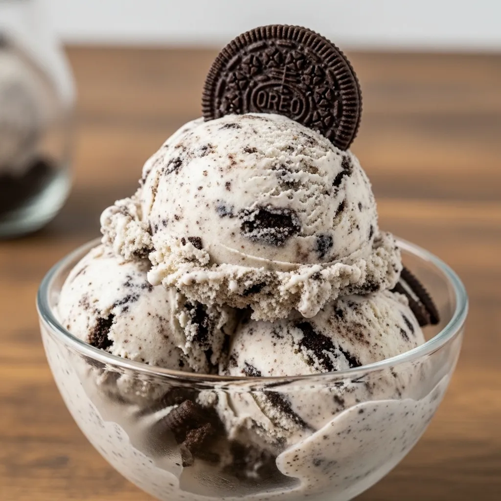 Oreo Ice Cream Without Whipping Cream and Condensed Milk