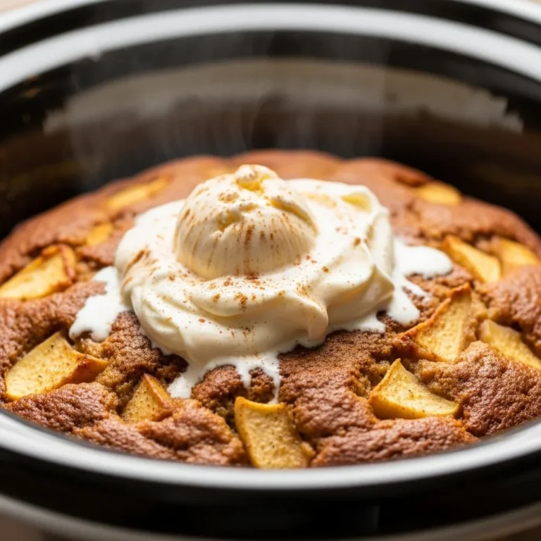 Apple Spice Cake Crockpot