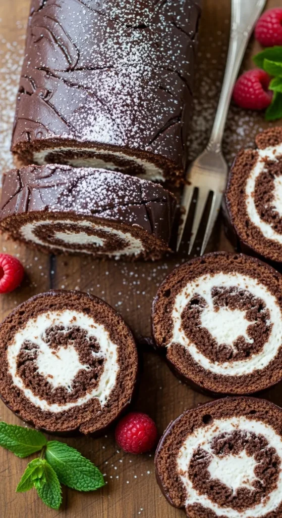 Chocolate Swiss Roll Cake Recipe Moist