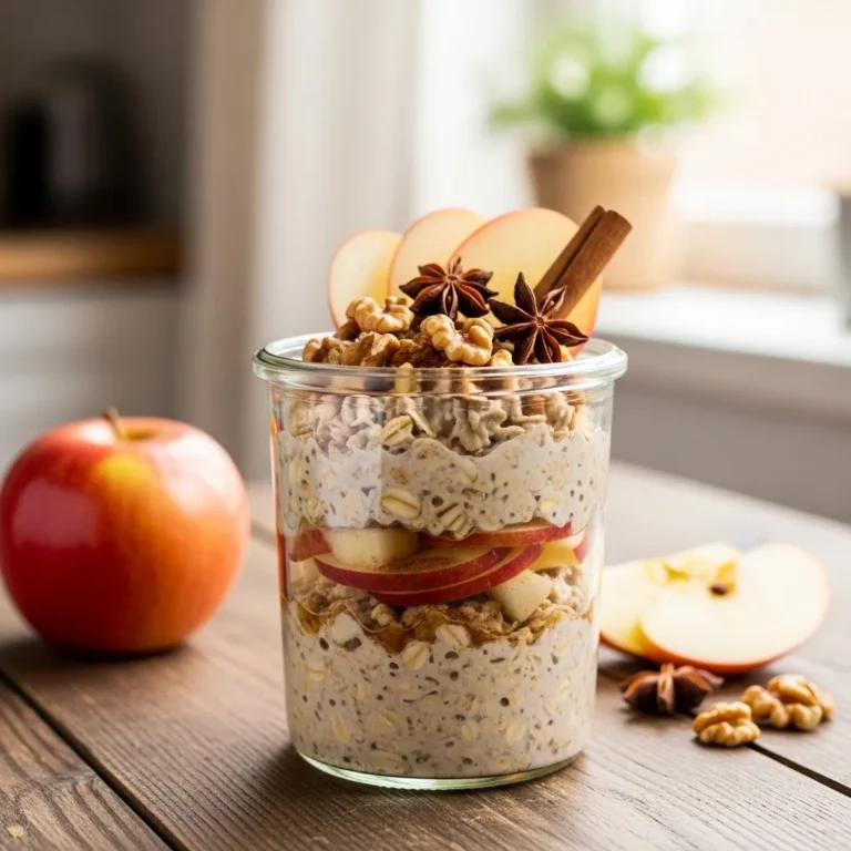 Overnight Oats Healthy Steel Cut Apple Cinnamon