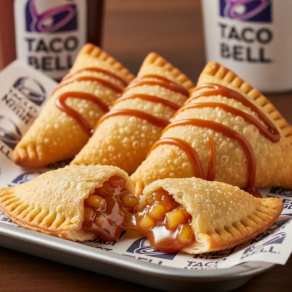 Caramel Apple Empanadas Taco Bells