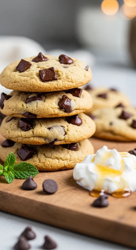 Gluten Free Greek Yogurt Chocolate Chip Cookies