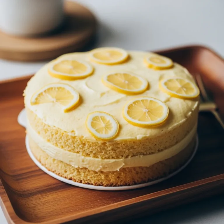 Vegan Lemon Cake No Sugar